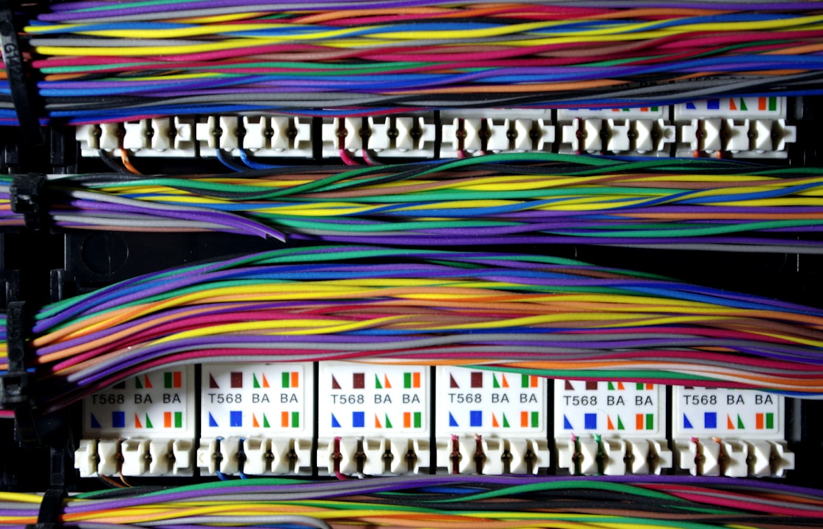 A structured cabling patch panel